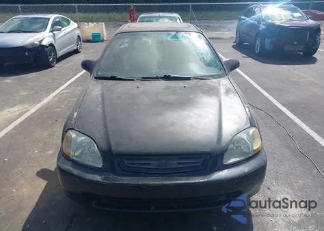 1998 Honda Civic Ex из США, поврежденный, VIN 1HGEJ8246WL111680